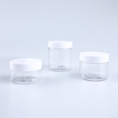 Anpassbares Logo 8oz Plastikglasbehälter mit transparenten Deckeln für verschiedene Lagerungsanforderungen