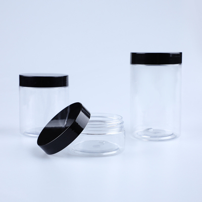 Kosmetische Verpackung Lebensmittelart Honigkrug 150 ml 250 ml Frosted Clear Amber Pet Plastic Cream Jar