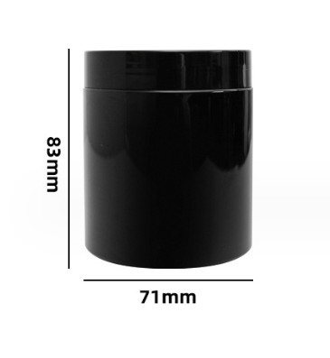 Warmverkauf 30ml 50ml 100ml 120ml 150ml Matte Schwarzwald Plastikgefäße mit Deckel