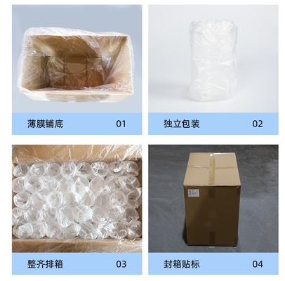 Anpassungsfähige Plastikglasbehälter mit Aluminiumverschlussdeckel für die transparente Lagerung