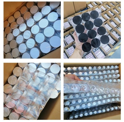 Anpassungsfähige Plastikglasbehälter mit Aluminiumverschlussdeckel für die transparente Lagerung