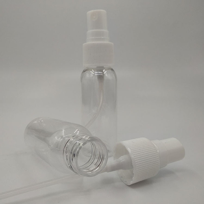Glatte Oberfläche Klares PET-Sprayflasche für den täglichen Gebrauch Klassisches Design in verschiedenen Kapazitäten