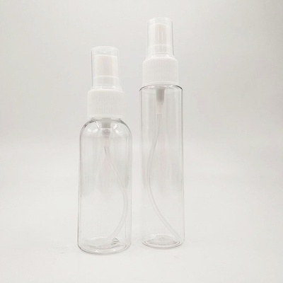 Klassische Transparente PET-Sprayflasche Runde Langlebiges Design Verschiedene Kapazitäten für den täglichen Gebrauch