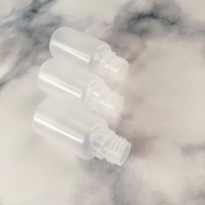 PET-Runde Kindersichere Schraubkappe Transparente E-Flüssigkeitsflasche mit individueller Druckfarbe