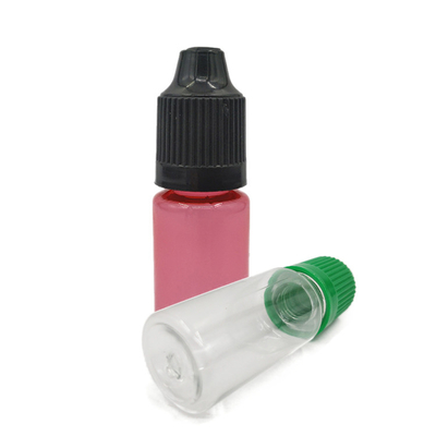 Transparente 10ml 15ml 30ml 60ml 80ml 100ml PET E Flüssigflasche mit individuellem Logo-Druck