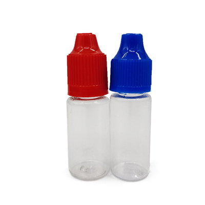 Transparente 10ml 15ml 30ml 60ml 80ml 100ml PET E Flüssigflasche mit individuellem Logo-Druck