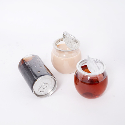 Leckdichte isolierte Kunststoffflaschen für Milch-Tee, Quadratisch, rund, klar, Schraube mit Deckel 120 ml 250 ml 350 ml 500 ml
