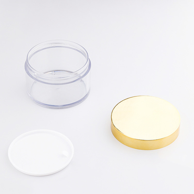 Anpassbares klares Kosmetikgefäß Set verschiedene Größen für Make-up Hautpflege Druckempfindliche Dichtung