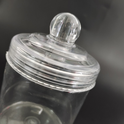 Custom Logo Versiegelung Kunststoff Schönheitsglas / Kunststoffbehälter Glas mit Druckempfindlicher Dichtung