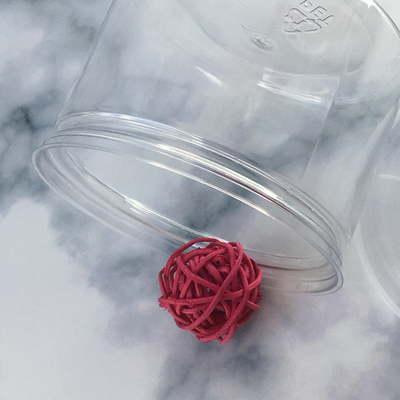 Zusammengestellte Plastik-Kosmetik-Glas mit druckempfindlicher Dichtung und verschiedenen Kapazitätsoptionen