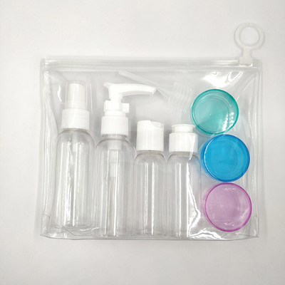 Umweltfreundliche Plastik-Lotionsflaschen mit individuellem Siebdruck und UV-elektroplatierten Kappen