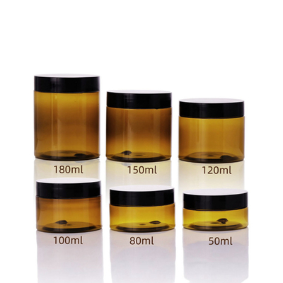 Warmverkauf 30ml 50ml 100ml 120ml 150ml Matte Schwarzwald Plastikgefäße mit Deckel