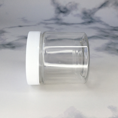 50Ml 100Ml 120Ml 150Ml 200Ml 4Oz Kosmetikglas Klares Haustier-Plastik-Cremeglas mit Plastikdeckel