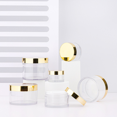 Kunststoff-Kosmetik-Glas mit Druckempfindlicher oder Aluminiumfolie-Dichtung