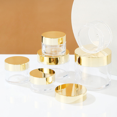 Leckdichtes, transparentes Kosmetik-Speichergefäß mit anpassbarem Druck und druckempfindlicher Dichtung
