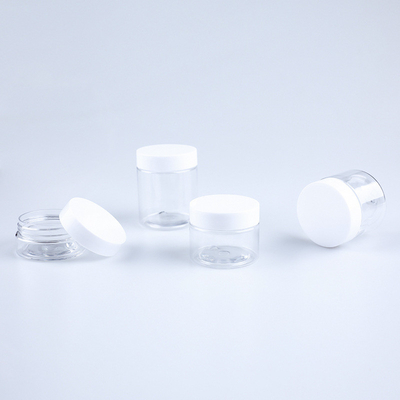 100 ml 120 ml 4 oz 200 ml 300 ml Körper-Scrub-Glas Matte Weiß Behälter Gläser aus Kunststoff