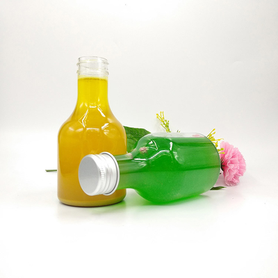 Rundklare Quadratmilch-Teeflaschen für Saft-Teewasser