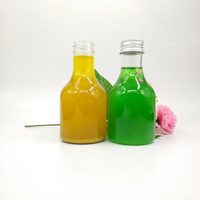 Rundklare Quadratmilch-Teeflaschen für Saft-Teewasser