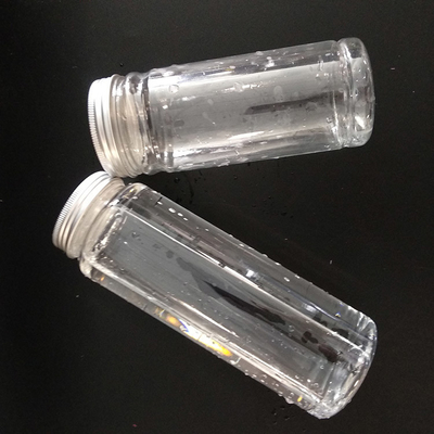 Mehrfachverwendbare 1000 ml durchsichtige, undichte Plastik-Boba-Teeflasche mit Schraube am Deckel