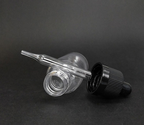 Customized Logo Glas Tropffflaschen Behälter Glatte Oberfläche Flüssigkeitsbehälter
