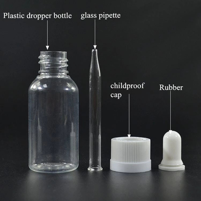 Schraubkappen-Tropfer für Serum und ätherische Öle mit glatter Oberfläche
