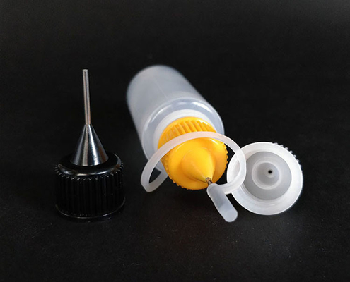 10-120 ml klare Glas-Tropffflaschen mit Schraubkappen Schwarz/transparent