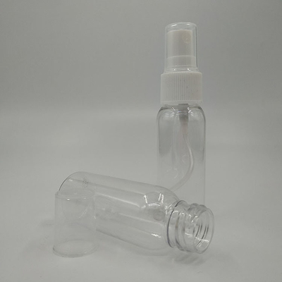 Durchsichtige Sprühflasche aus PET-Kunststoff für den täglichen Gebrauch
