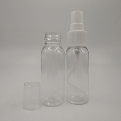 Durchsichtige Sprühflasche aus PET-Kunststoff für den täglichen Gebrauch