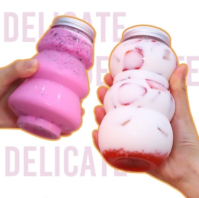 8oz 12oz 16oz Runde Saft Plastikflasche Verpackung für Getränke mit Schraubdeckel Neue leere Pet Flasche