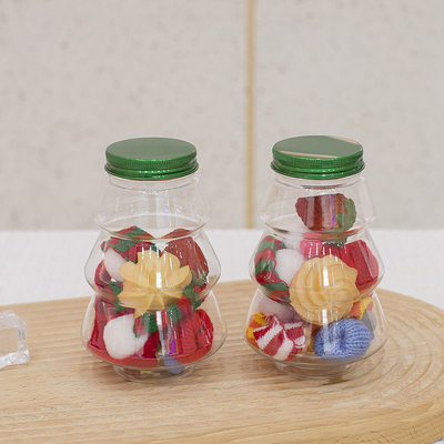 8oz 12oz 16oz Runde Saft Plastikflasche Verpackung für Getränke mit Schraubdeckel Neue leere Pet Flasche