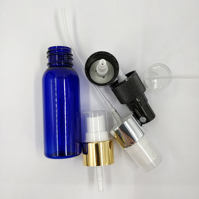 Durchsichtige, runde, glatte PET-Plastik-Sprühflasche