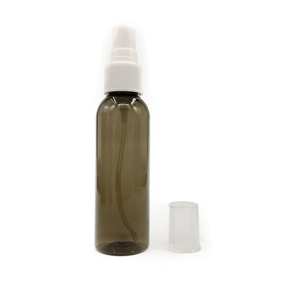 Dauerhafte, runde, durchsichtige PET-Plastik-Sprayflaschen für Reisen und Kosmetik
