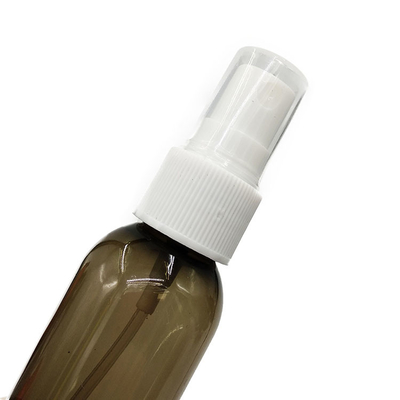 Dauerhafte, runde, durchsichtige PET-Plastik-Sprayflaschen für Reisen und Kosmetik