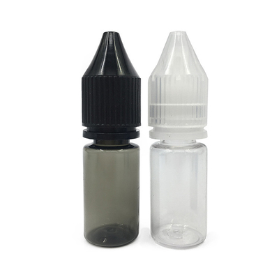 18mm Halsgröße Custom Logo PET-Bildschirm gedruckte kleine Flaschen für Flüssigkeiten 100ml