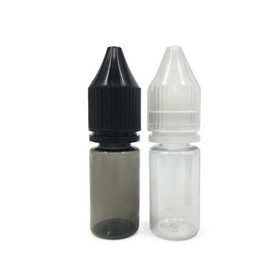 18mm Halsgröße Custom Logo PET-Bildschirm gedruckte kleine Flaschen für Flüssigkeiten 100ml