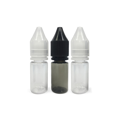 18mm Halsgröße Custom Logo PET-Bildschirm gedruckte kleine Flaschen für Flüssigkeiten 100ml