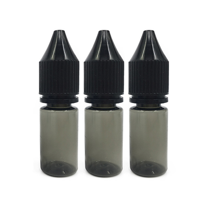 18mm Halsgröße Custom Logo PET-Bildschirm gedruckte kleine Flaschen für Flüssigkeiten 100ml