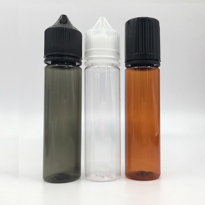 Kindersichere Durchsichtige E-Flüssigkeitsflasche / Flüssigkeitstropfffflaschen mit Druck