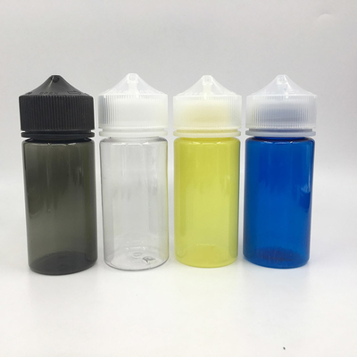 10 ml bis 100 ml angepasster Farbdruck Schraubkappe Kindersichere Flüssigkeitsflasche für E Flüssigkeit