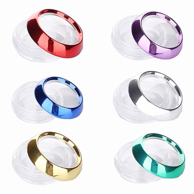 Durchsichtiger runder Kosmetikbehälter 30 ml PP-Glas mit individueller Oberflächengestaltung