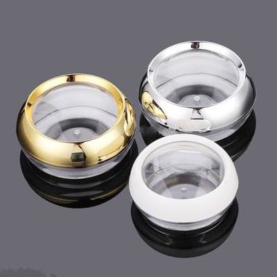 Durchsichtiger runder Kosmetikbehälter 30 ml PP-Glas mit individueller Oberflächengestaltung