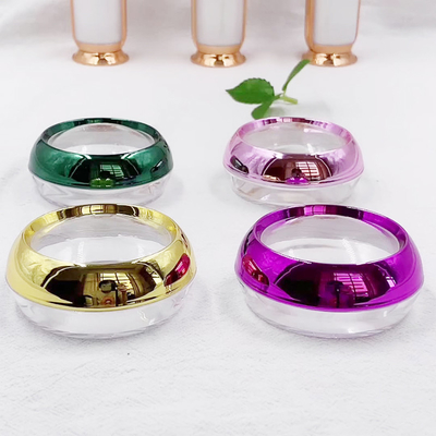 Durchsichtiger runder Kosmetikbehälter 30 ml PP-Glas mit individueller Oberflächengestaltung