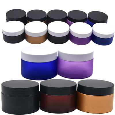 Maßgeschneiderte Acryl-Kosmetik-Glas mit glatter Oberfläche für Creme
