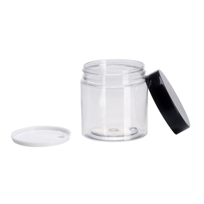 Durchsichtige Plastik-Kosmetikgefäße mit anpassbarem Druck für die Lagerung von Creme Make-up