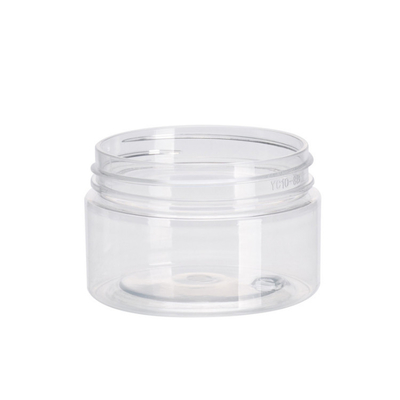 Durchsichtige Plastik-Kosmetikgefäße mit anpassbarem Druck für die Lagerung von Creme Make-up