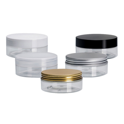 Customized Print Plastic Cosmetic Jar mit glatter Oberfläche und Druckempfindlich oder Aluminiumfolie Dichtung