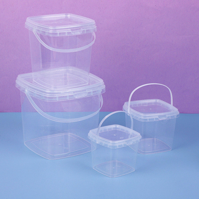 0.5 kg durchsichtige, durchsickernde Plastikflaschen mit Milch und Tee