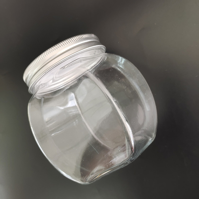 8oz langlebige Plastikgefäße mit Aluminiumfolie und benutzerdefiniertem Etikett für die Speicherung von Lebensmitteln