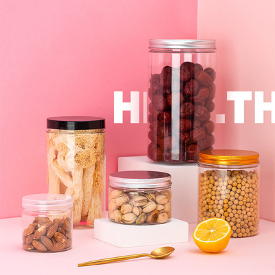 Hersteller Großhandel leere klare Gläser Plastikgläser für Süßigkeiten