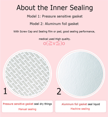 Durchsichtige Plastikgefäße mit Deckel für die Lagerung von 2-8 Unzen.